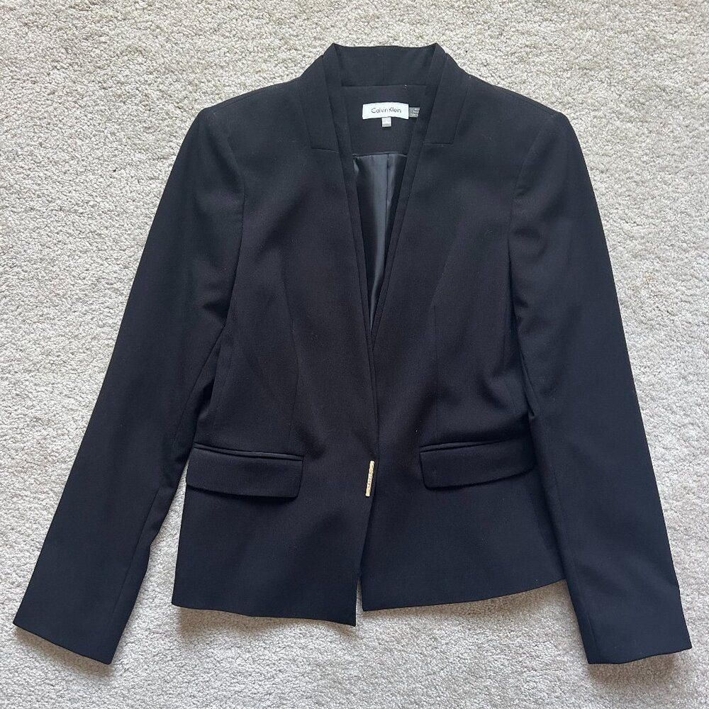 Calvin Klein Women's Black Blazer NWOT Size 6